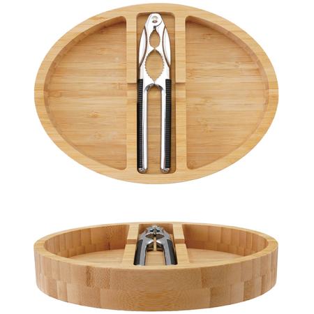 Bamboo Nutcracker Tray & Nutcracker