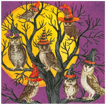 Paper Lunch Napkins Owl-O-Ween