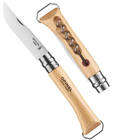 Opinel No.10 Corkscrew/Opener Knife
