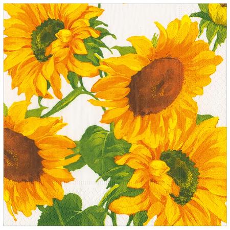 Paper Lunch Napkins Sunflower Fields