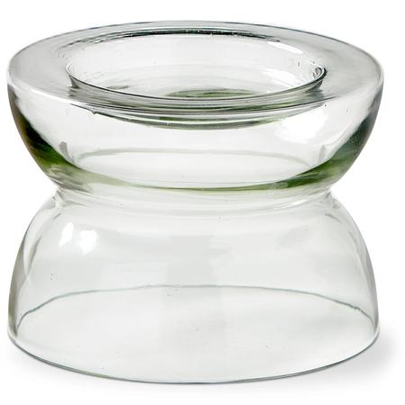 Glass Pillar Candle Holder