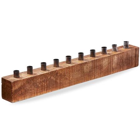 Timber Taper Candle Centerpiece