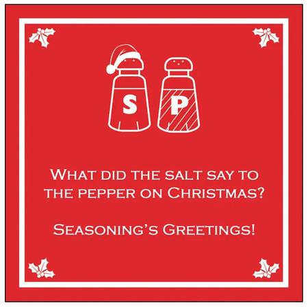 Paper Beverage Napkins Season’s Greetings