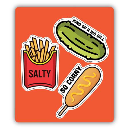 Stickers Set/3 Salty