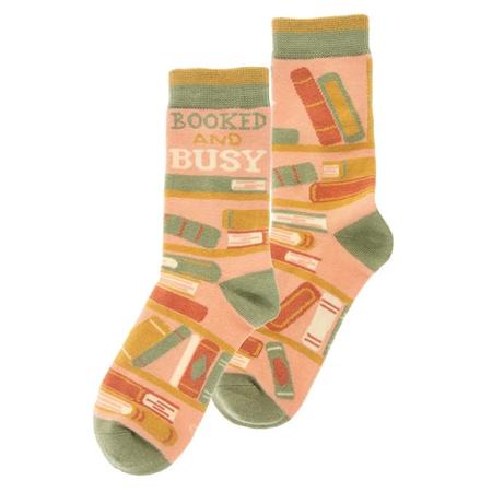 Women’s Crew Socks Booked And Busy