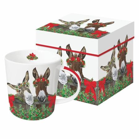 PB&J Donkeys Boxed Mug