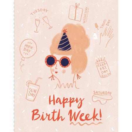 Birthday Card Birth Week