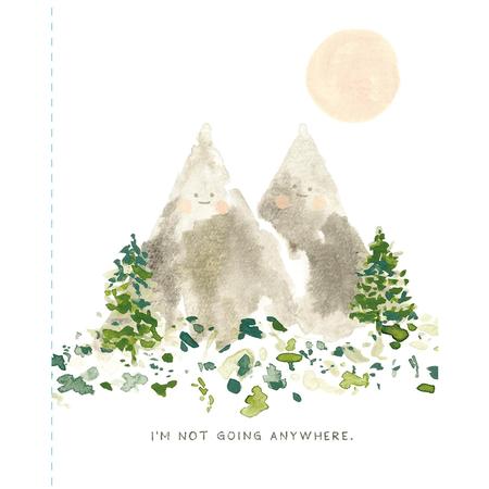 Tough Times Card I'm Not Going Anywhere