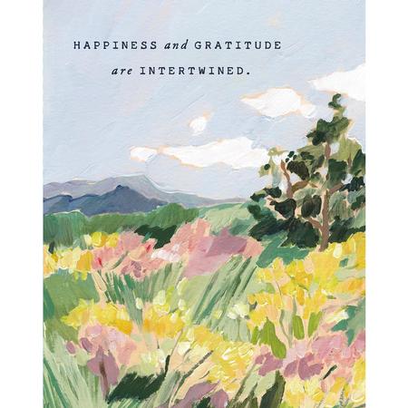 Thank You Card Happiness & Gratitude