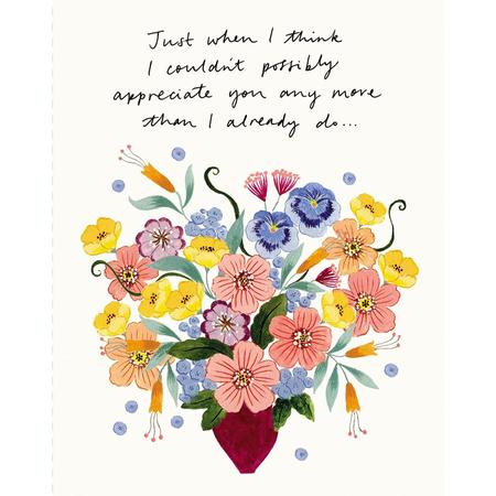 Thank You Card Just When I