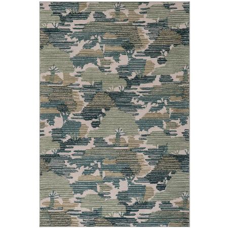 Ladycross Rug 5' x 8' Green