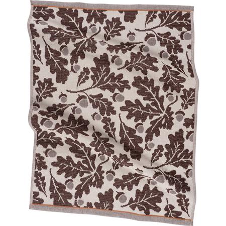 Jacquard Reverse-Terry Kitchen Towel Fall Leaves