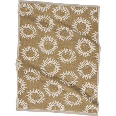 Jacquard Reverse-Terry Kitchen Towel Sunflowers