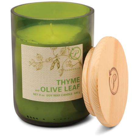 Paddywax Eco Glass Candle Thyme & Olive Leaf