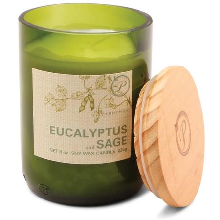 Paddywax Eco Glass Candle Eucalyptus & Sage