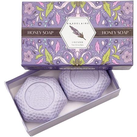 Baudelaire Lavender Honey Luxury Soap Gift Box/2