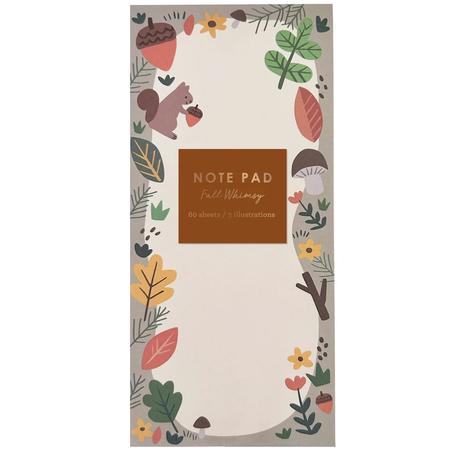 Fall Whimsy Note Pad