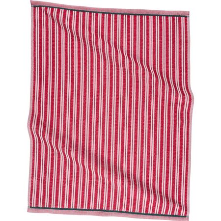 Jacquard Reverse-Terry Kitchen Towel Red Stripe
