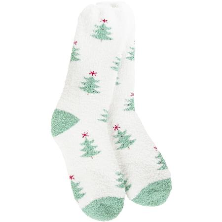 Cozy Crew Socks Holiday Forest