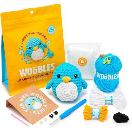 The Woobles Crochet Kit Pierre The Penguin