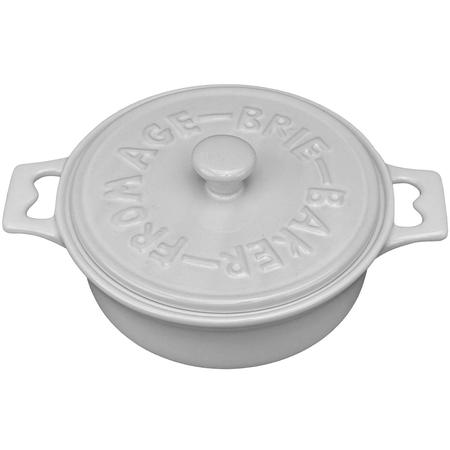 White Porcelain Brie Baker