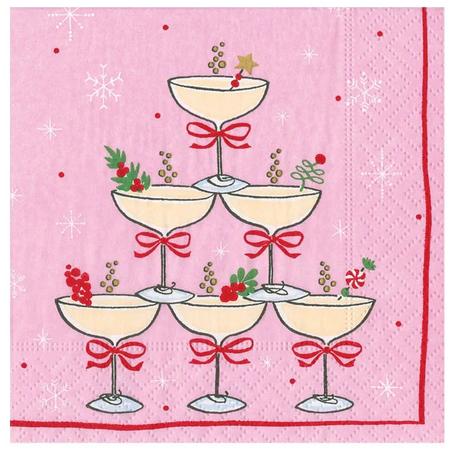Paper Beverage Napkins Sparkling Coupes