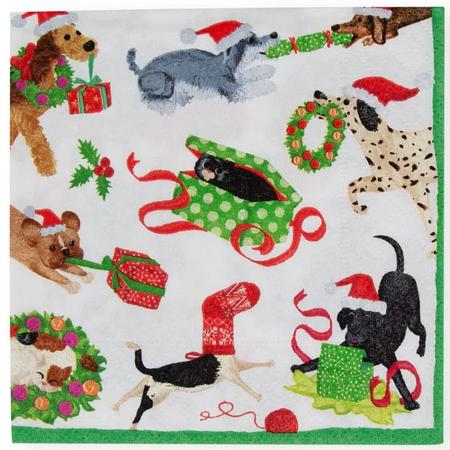 Paper Beverage Napkins Christmas Mischief