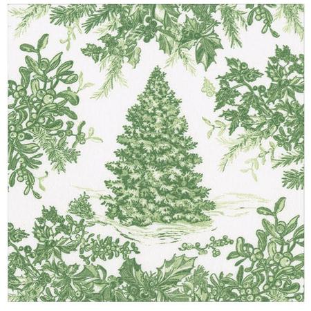 Paper Lunch Napkins Christmas Tree Toile