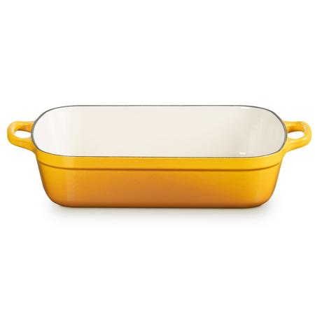 Le Creuset Cast-Iron 5.25-qt. Roasting Pan Nectar