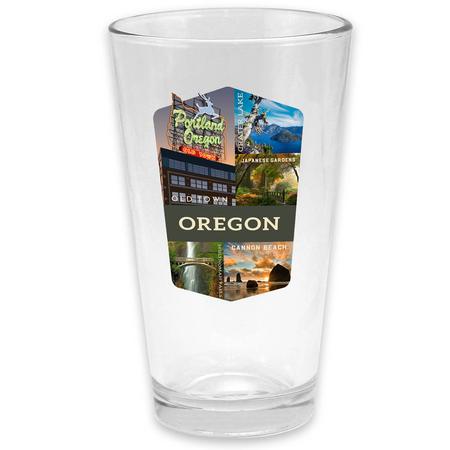 Oregon Collage Pint Glass