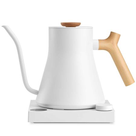 Fellow Stagg EKG Pro Electric Kettle Stone White/Maple