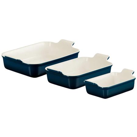 Le Creuset Heritage Baking Dish Set Nuit