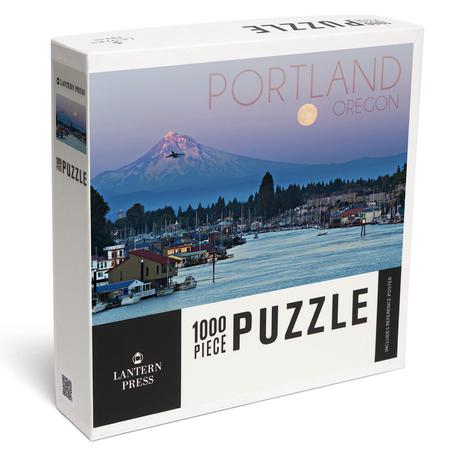 Portland Mt. Hood Moonrise Puzzle