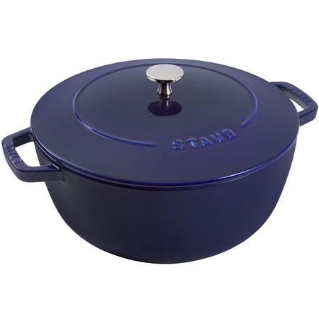 Staub Cast-Iron 5-qt. Essential French Oven Dark Blue