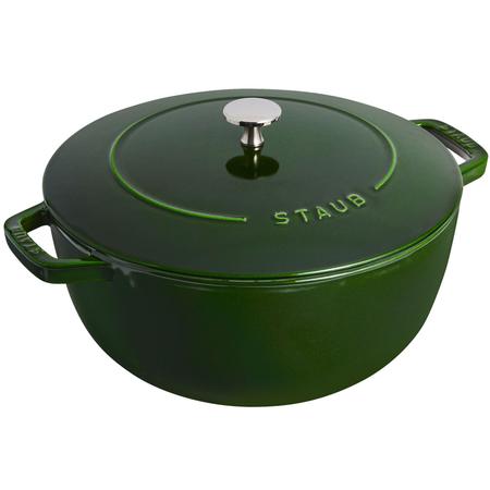 Staub Cast-Iron 5-qt. Essential French Oven Basil