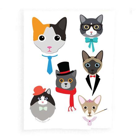 Cat Characters Kitchen Towel