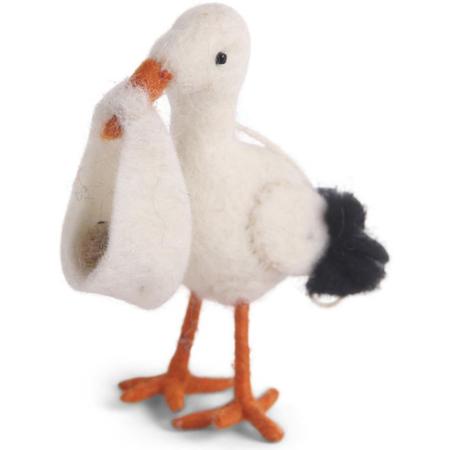 Stork Felt Table Decoration