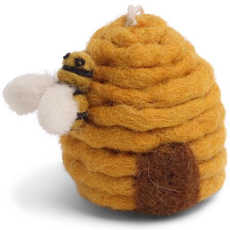 Bee Hive Felt Ornament