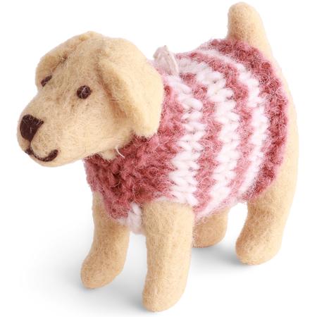 Lab In Sweater Ornament