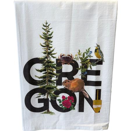 Oregon Icons Kitchen Towel