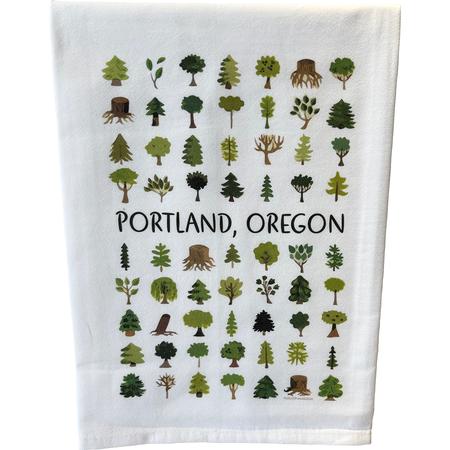 Walk In The Woods Portland Kitchen Towel
