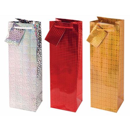 Sparkling Paper Wine Bag