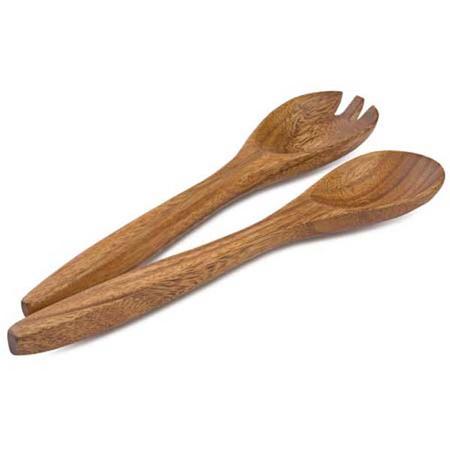Acacia Salad Server Set 12